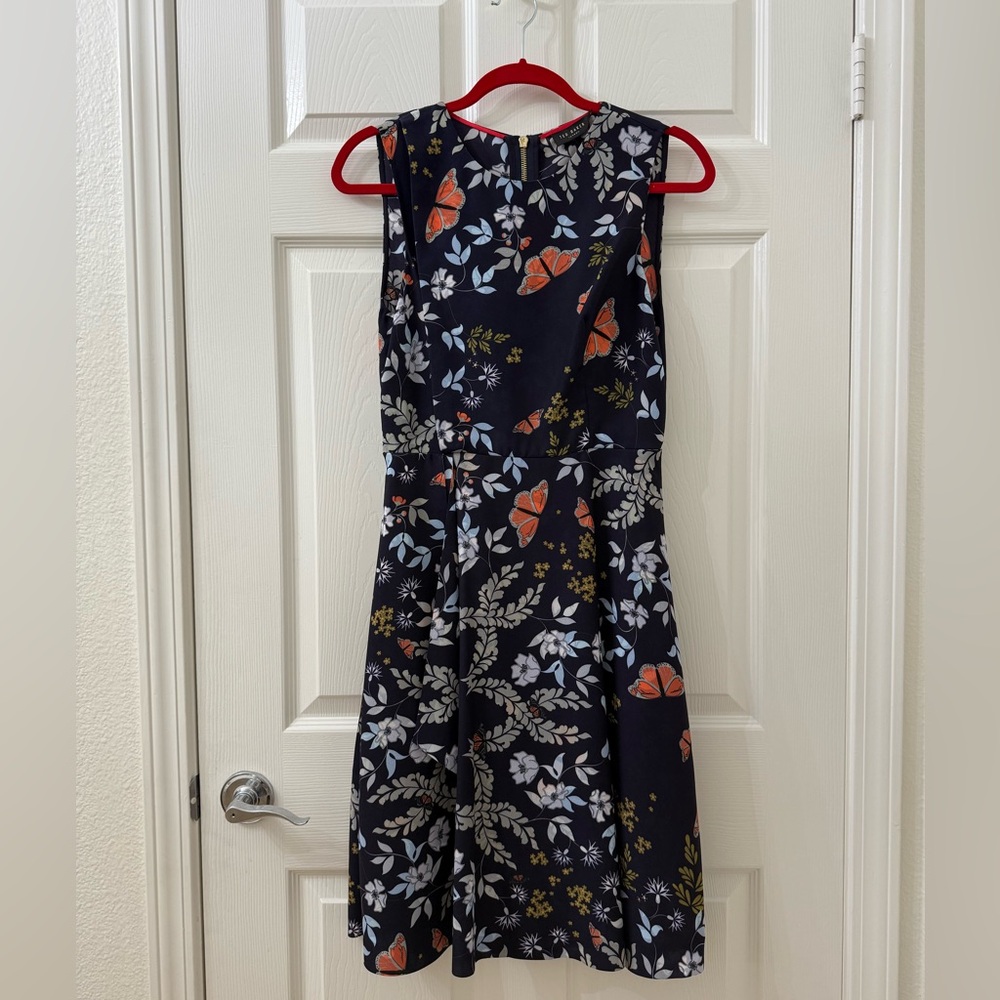 Floral Ted Baker A-Line Dress